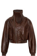 Christopher Esber Lunnet Cropped Leather Jacket
