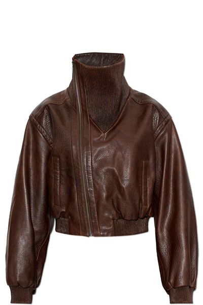 Christopher Esber Lunnet Cropped Leather Jacket