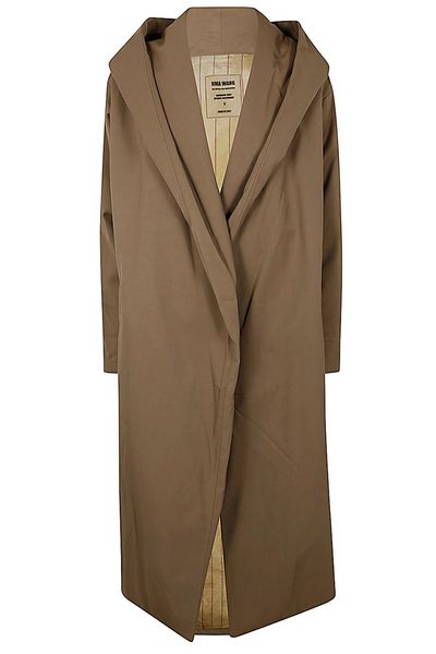 Uma Wang Concealed Fastened Hooded Coat