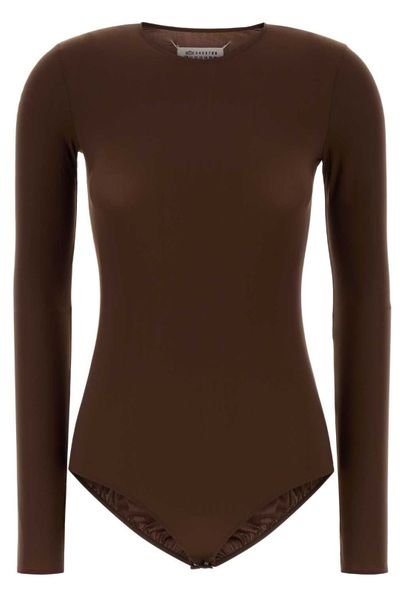 Maison Margiela Four-Stitch Long-Sleeved Bodysuit
