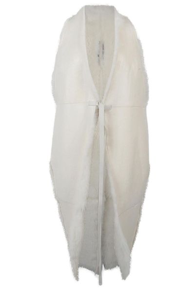 Rick Owens Sleeveless Long Coat