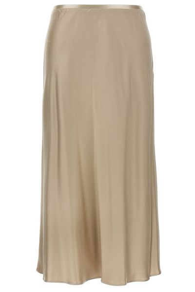 Max Mara Carnet Draped Midi Skirt