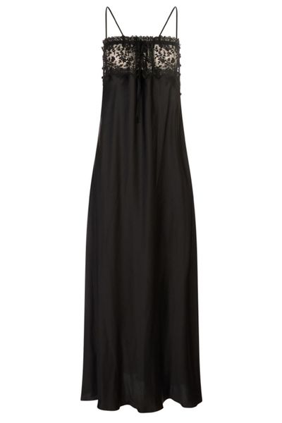Chloé Lace-Trimmed Midi Dress
