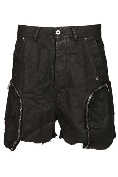 Rick Owens DRKSHDW Bauhaus Zip Cargo Shorts