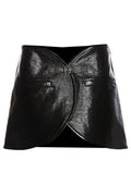 Courrèges Ellipse Vinyl Mini Skirt