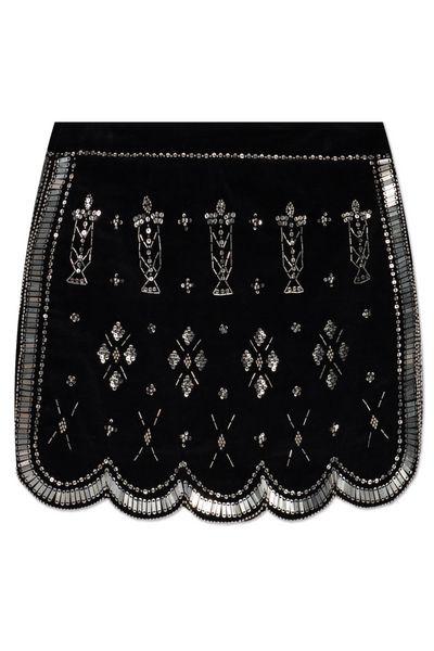 Isabel Marant Handore Velvet Mini Skirt