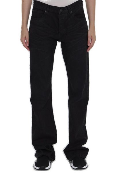 Balenciaga Low-Waisted Straight-Leg Jeans