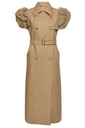 Max Mara Mxsecru Puff-Sleeve Belted Dress