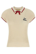 Valentino Bow Detailed Short-Sleeved Jumper