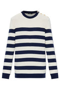 Balmain Stripe Patterned Jumper