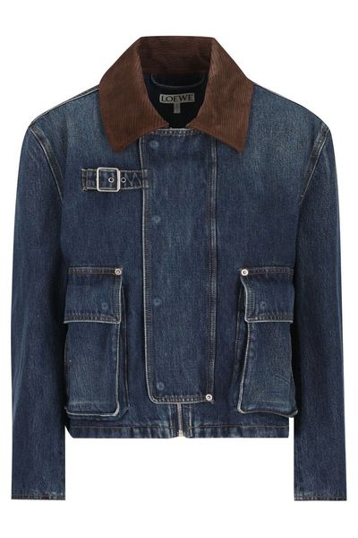 Loewe Short Denim Parka