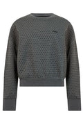 Pinko Cropped Studded Sweatshirt