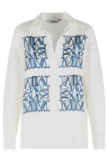 Max Mara Filtro Logo Printed Button-Up Shirt