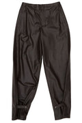 Lemaire Elasticated Waistband Leather Trousers