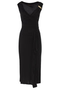 Max Mara Studio Aureo Draped Midi Dress