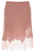 Fendi Lace Detailed Midi Skirt