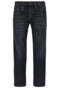 R13 Cropped Straight Jeans