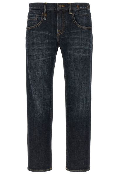 R13 Cropped Straight Jeans