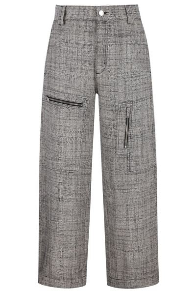 Stella McCartney Wide Leg Cropped Trousers