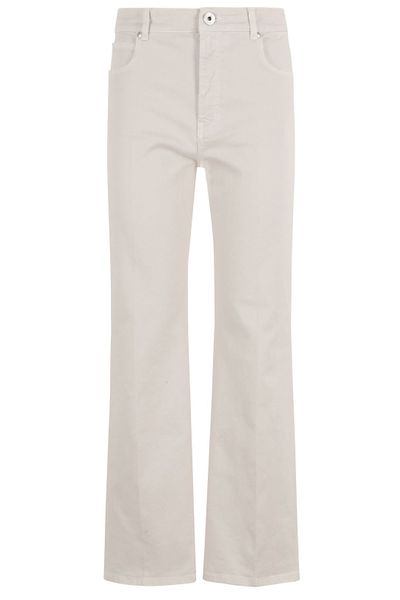Weekend Max Mara Polonia Logo Patch Flared Pants