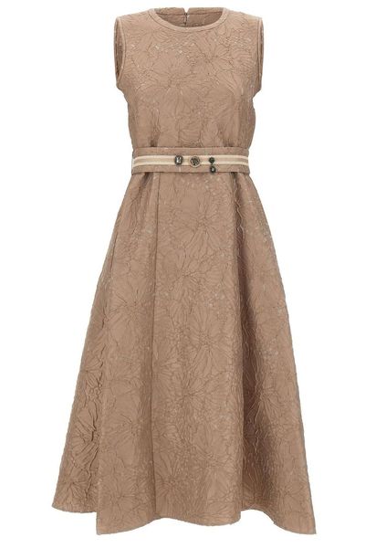 Max Mara Stmskipper Jacquard Midi Dress