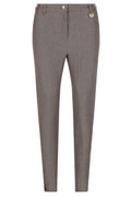 Burberry Herringbone Tapered Stretch Trousers