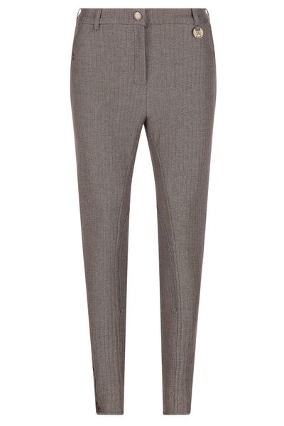 Burberry Herringbone Tapered Stretch Trousers