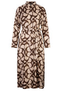 'S Max Mara Ileana All-Over Patterned Belted Dress