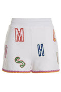 Moschino Logo Embroidered Bermuda Shorts