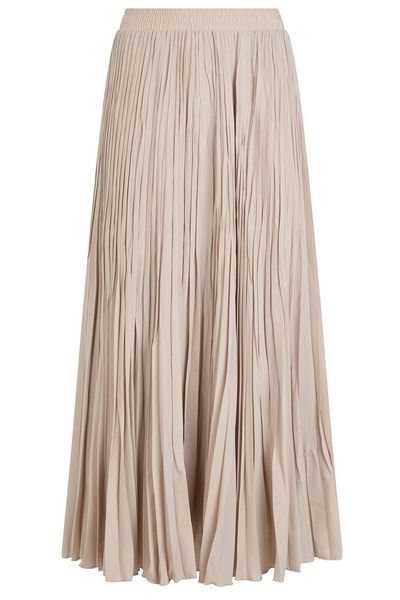 Weekend Max Mara Foggia Long Pleated Skirt