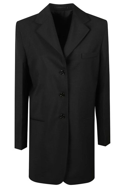Jil Sander Single-Breasted Long Blazer