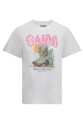 Ganni Western Boot Printed T-Shirt