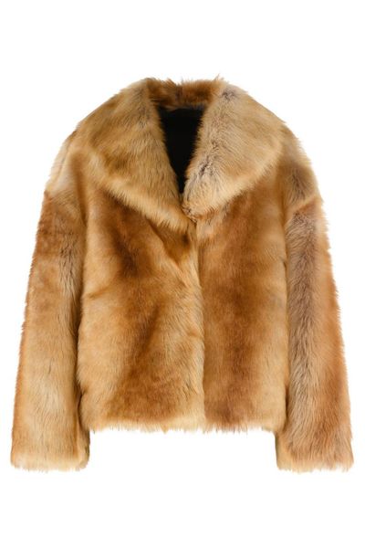 Salvatore Santoro V-Neck Fur Coat