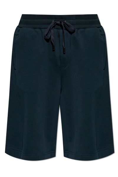 Dolce & Gabbana Logo Patch Bermuda Shorts