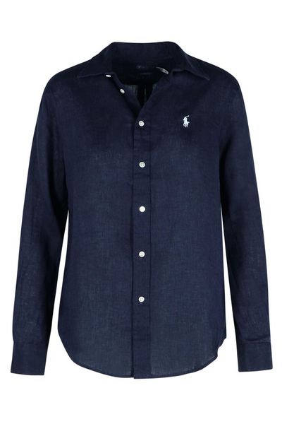 Polo Ralph Lauren Logo Embroidered Curved Hem Polo Shirt