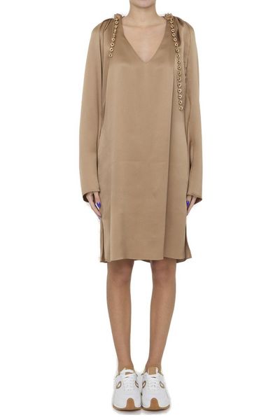 Loewe Long-Sleeved Chained Dress