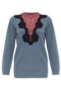 Valentino Lace Detailed Knitted Jumper