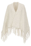 Peserico Lurex Fringe Cape
