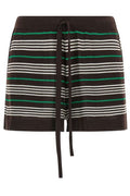 P.A.R.O.S.H. Listripes Striped Drawstring Shorts