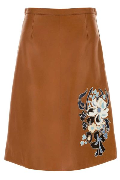 Marni Floral Patterned Flared Midi Skirt