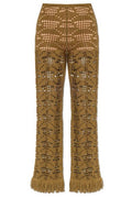 Etro Knitted Fringed Trousers
