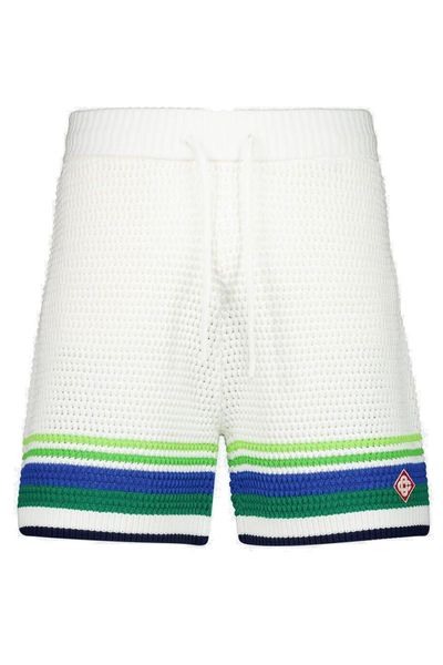 Casablanca Stripe Knitted Shorts