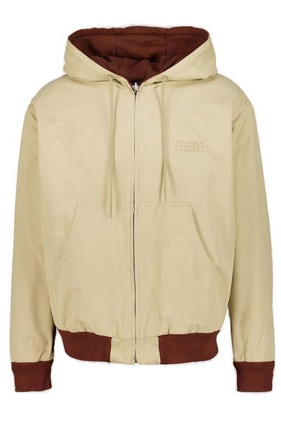 MM6 Maison Margiela Reversible Zip Drawstring Sweatshirt
