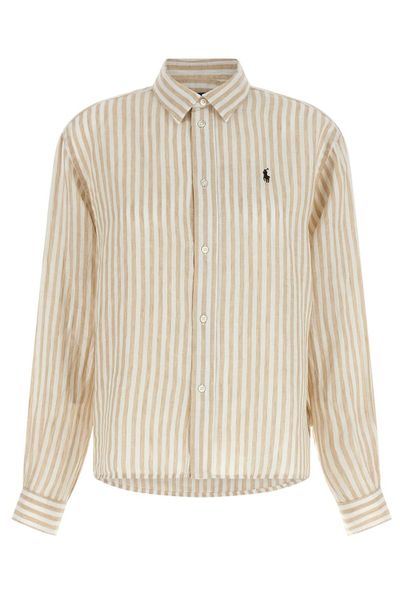 Polo Ralph Lauren Striped Curved Hem Shirt