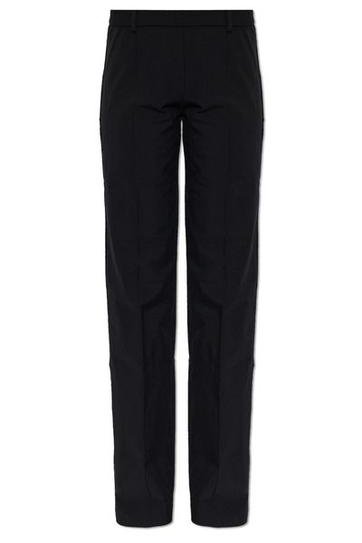 Balenciaga Logo Straight-Leg Pants