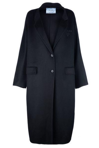 Prada Single-Breasted Long Coat