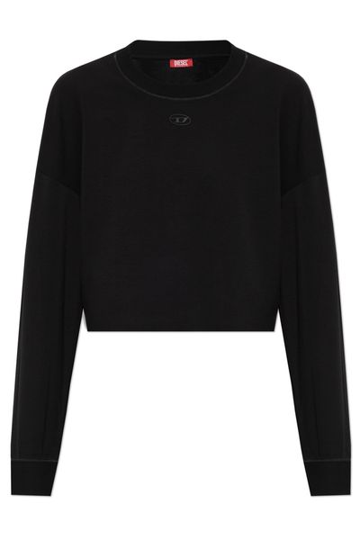 Diesel Crewneck Cropped Sweatshirt