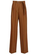Dries Van Noten Peaches Belted Wide-Leg Pants
