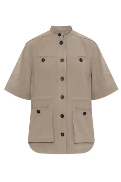 Ferragamo Drawstring Waist Short-Sleeved Shirt