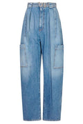 Sportmax Spdlastra Oversized Denim Cargo Jeans